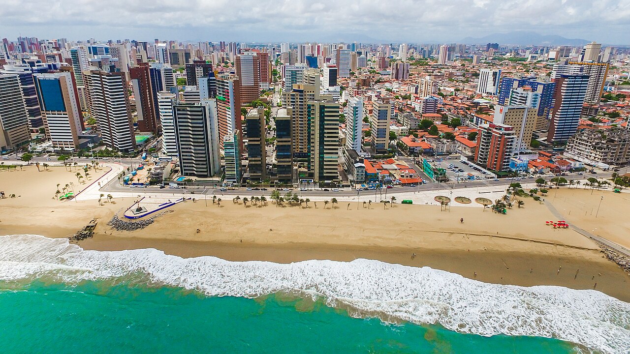 Vista aérea de Fortaleza